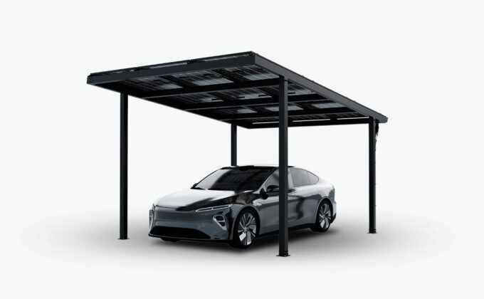 Single Parking Space Solar Carport(2)