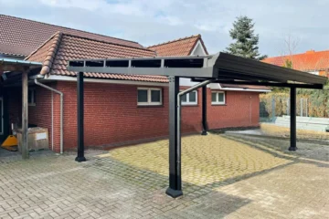 Ecosolarcarport Luxo Solarcarport Installation in Deutschland – Referenzprojekt