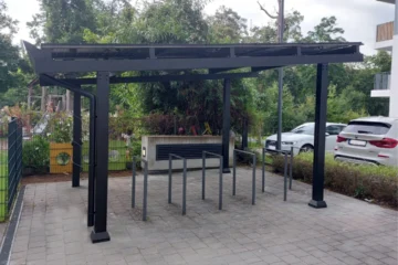 Ecosolarcarport Luxo als Solar-Fahrradunterstand in Deutschland – Vielseitige Nutzung