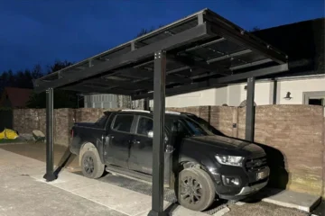 Ecosolarcarport hochwertiges Solarcarport aus Aluminium – Schneller Versand aus Deutschland