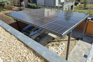 Ecosolarcarport Nova Doppel-Solarcarport Installation in Tschechien – Referenzprojekt