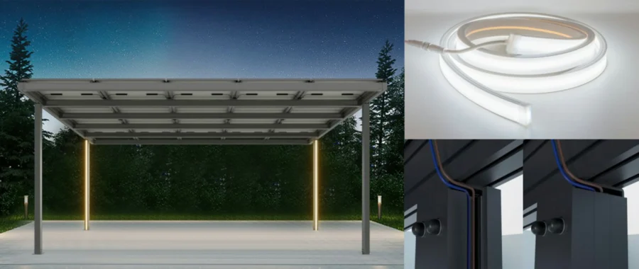 Single Parking Space Solar Carport(1) Single Parking Space Solar Carport(1)