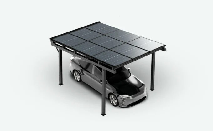 luxo single Space Solar Carport(1)