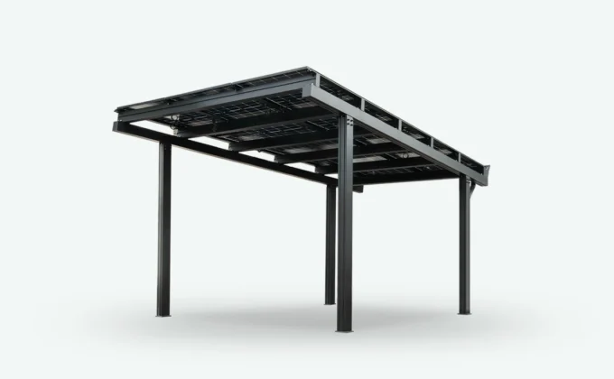 luxo single Space Solar Carport(3)